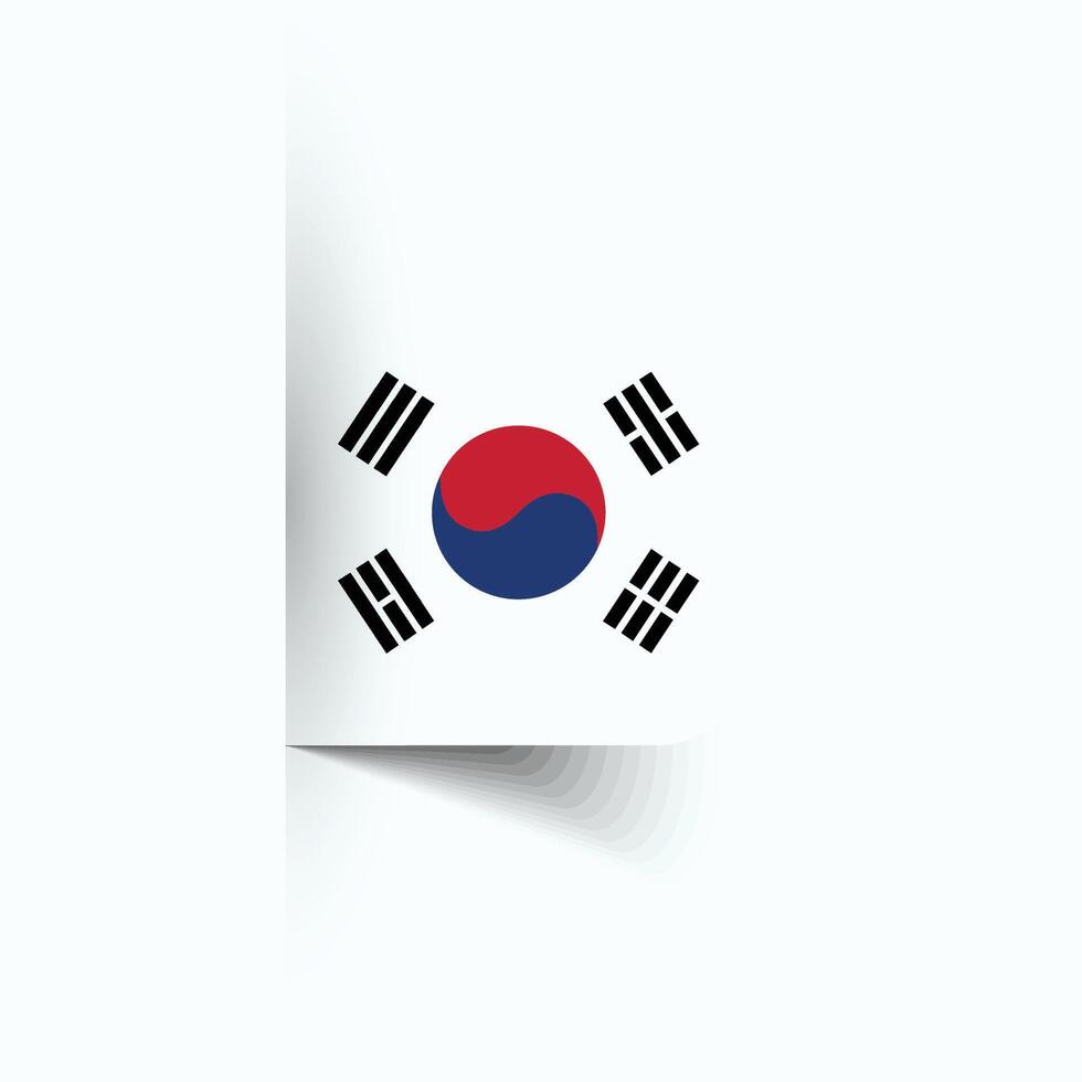 South Korea national flag, South Korea National Day, EPS10. South Korea flag vector icon