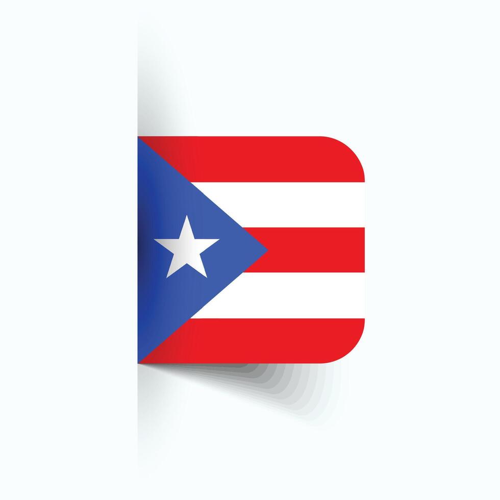 puerto rico nacional bandera, puerto rico nacional día, eps10. puerto rico bandera vector icono