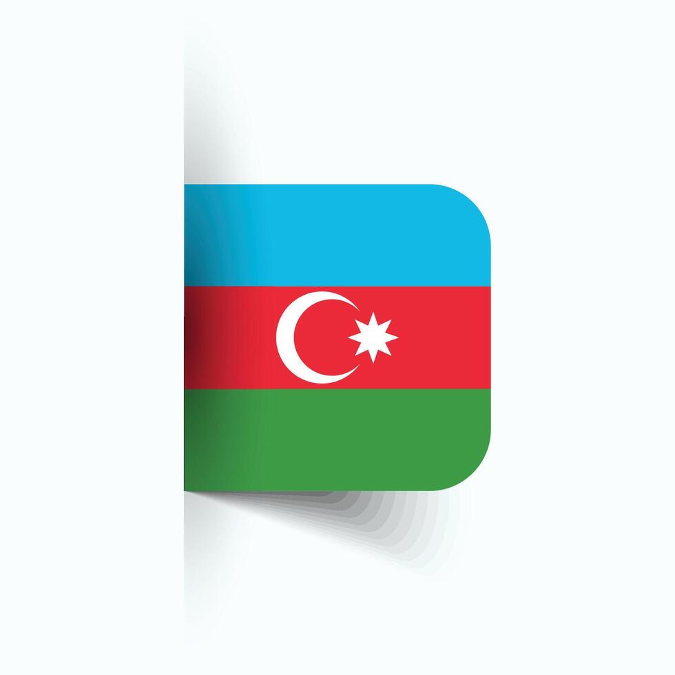 Azerbaijan national flag, Azerbaijan National Day, EPS10. Azerbaijan flag vector icon