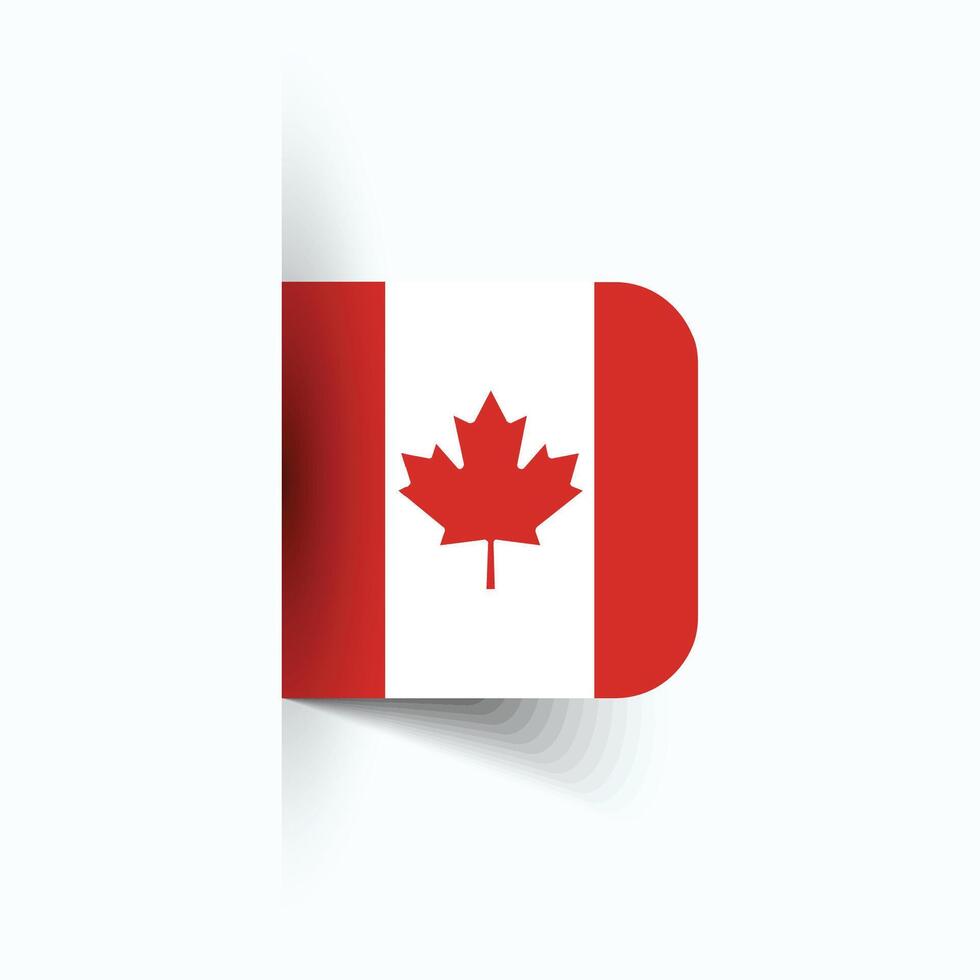 Canadá nacional bandera, Canadá nacional día, eps10. Canadá bandera vector icono