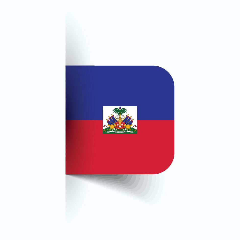 Haiti national flag, Haiti National Day, EPS10. Haiti flag vector icon