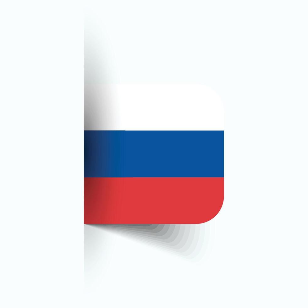 Rusia nacional bandera, Rusia nacional día, eps10. Rusia bandera vector icono