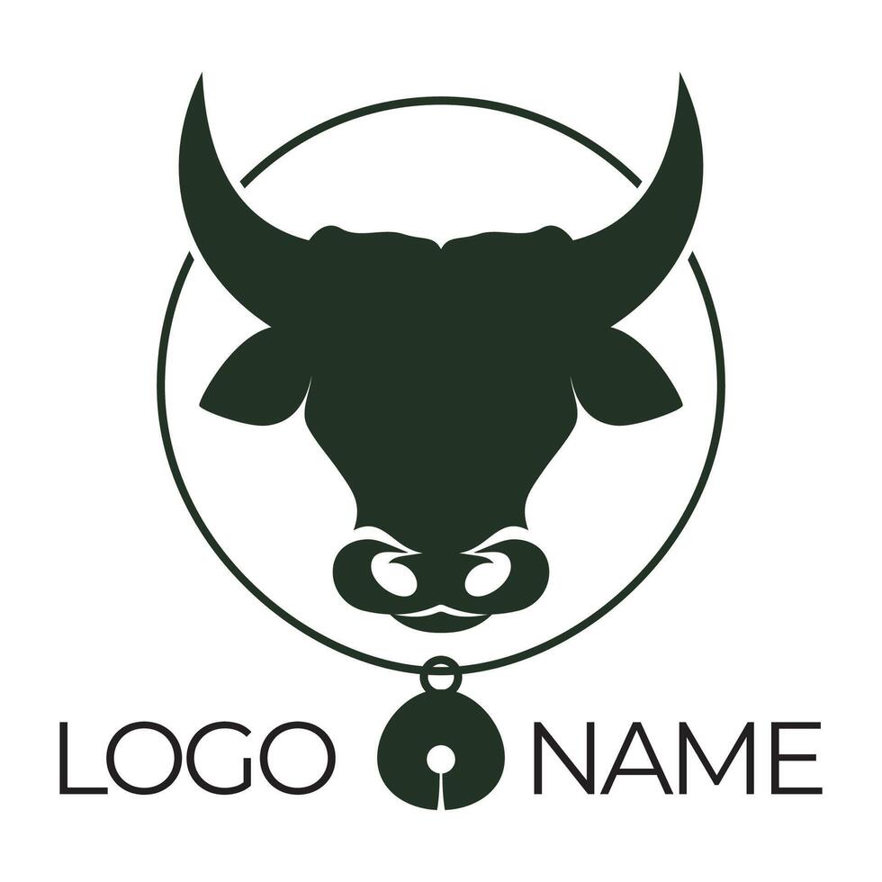 Cow Logo Template vector icon
