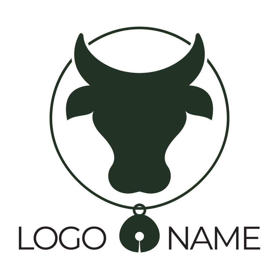 Cow Logo Template vector icon