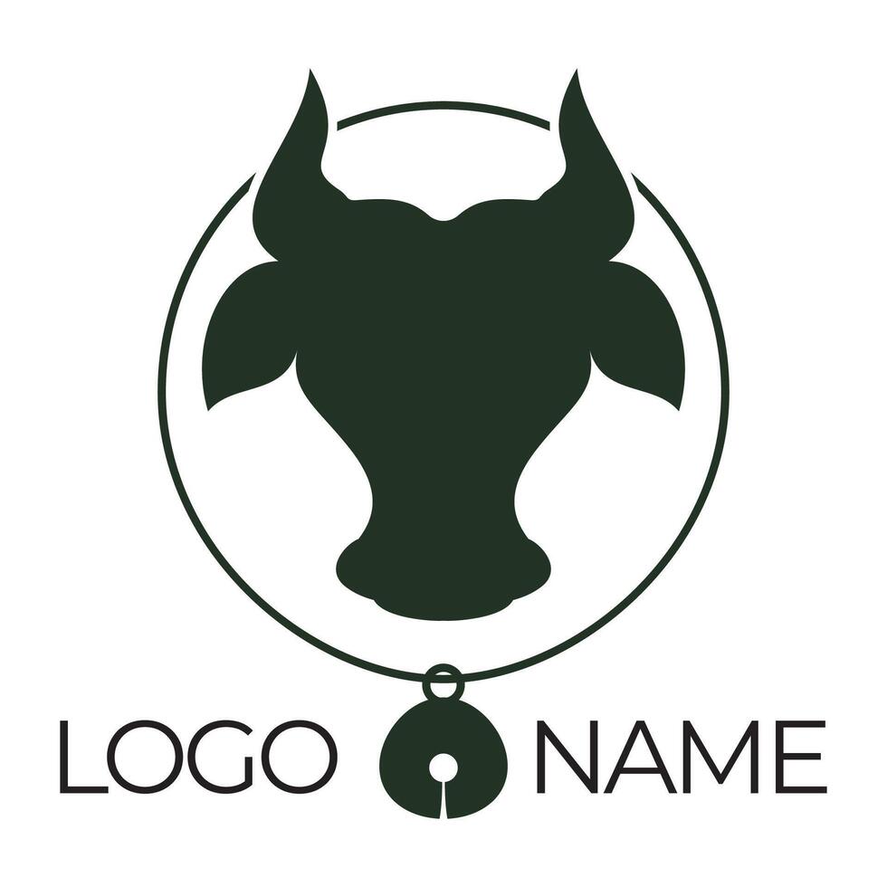 Cow Logo Template vector icon