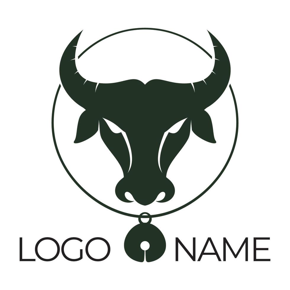 Cow Logo Template vector icon