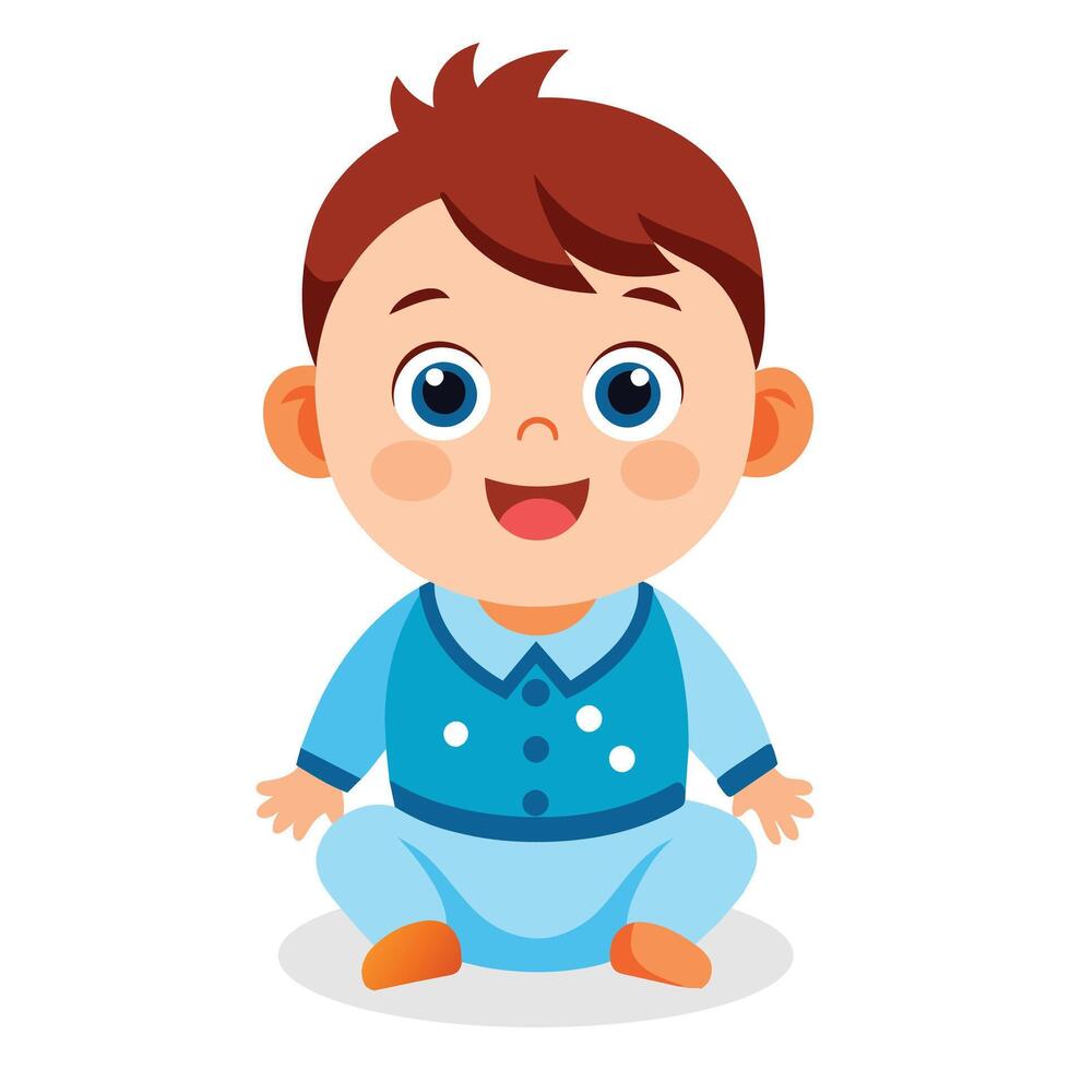 Baby Boy Cartoon Vector Art, Icons, and Graphics for Free Download
