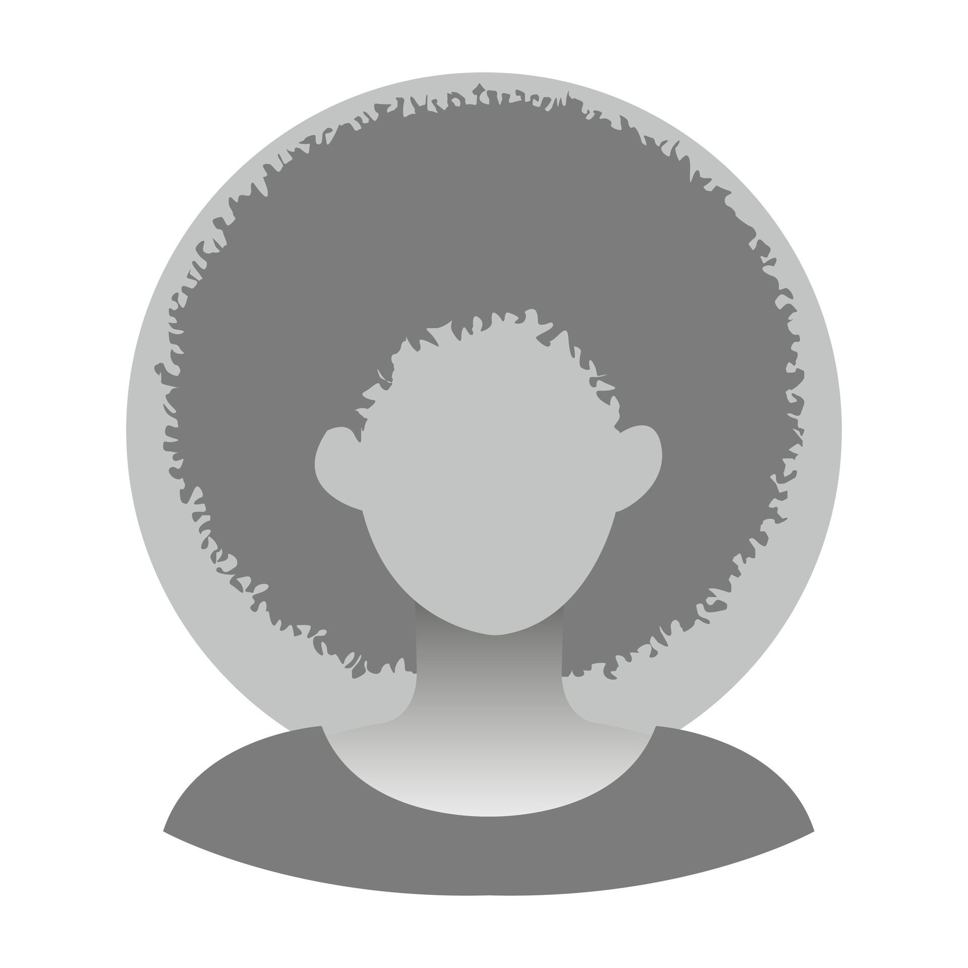 Default avatar profile icon. Grey photo placeholder. Gray Profile