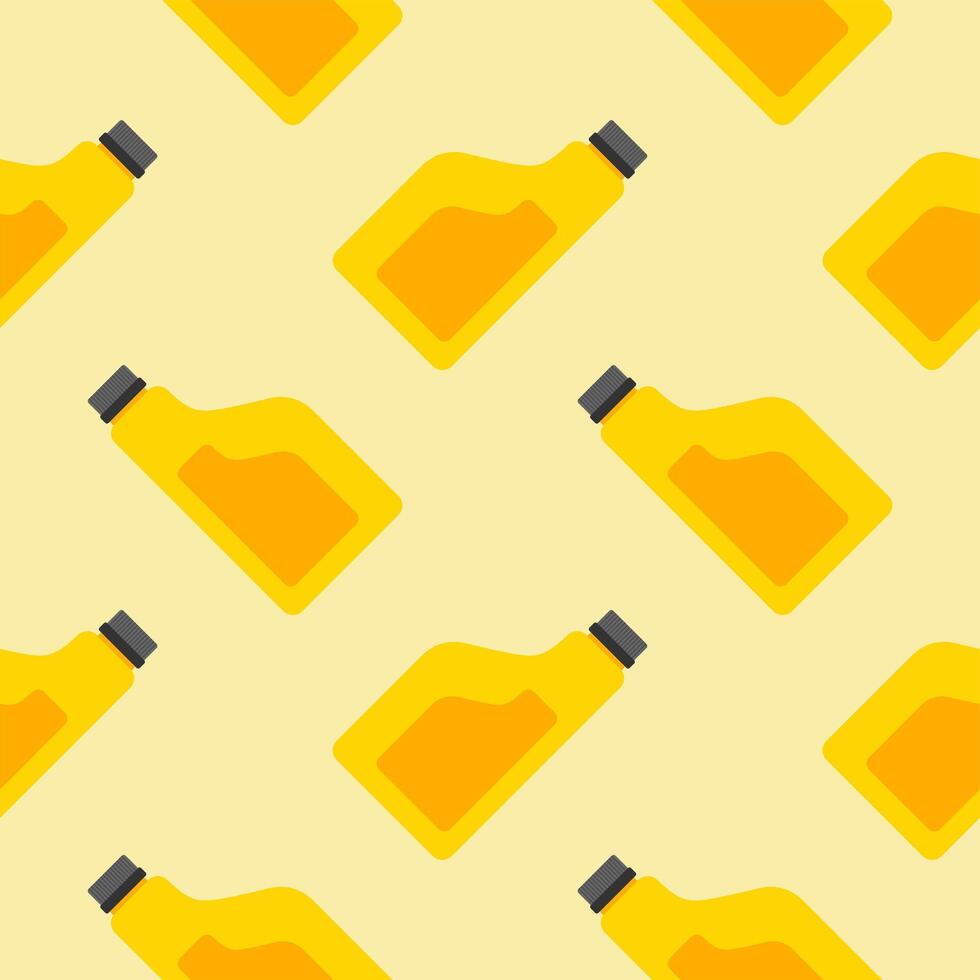 Seamless pattern of canister of gasoline. Petrol simple modern pattern. Canister for motor machine oil. Oil change service and repair. Engine oil vector sign