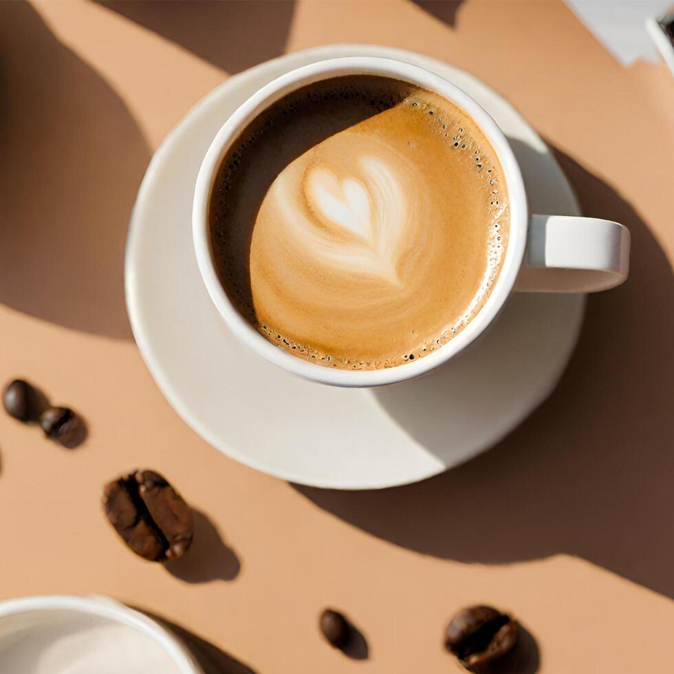 AI generated a cup of coffee photo