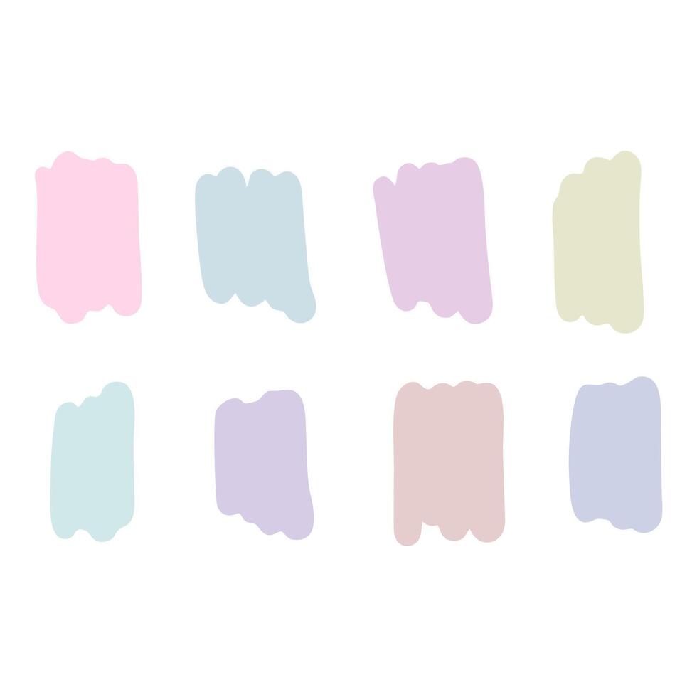 brush masks on paper,vector illustration vector