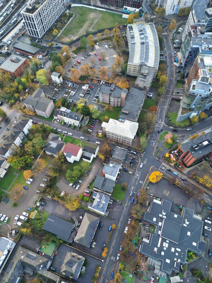 Aerial View of West Croydon London City of England Great Britain. November 20th, 2023 photo