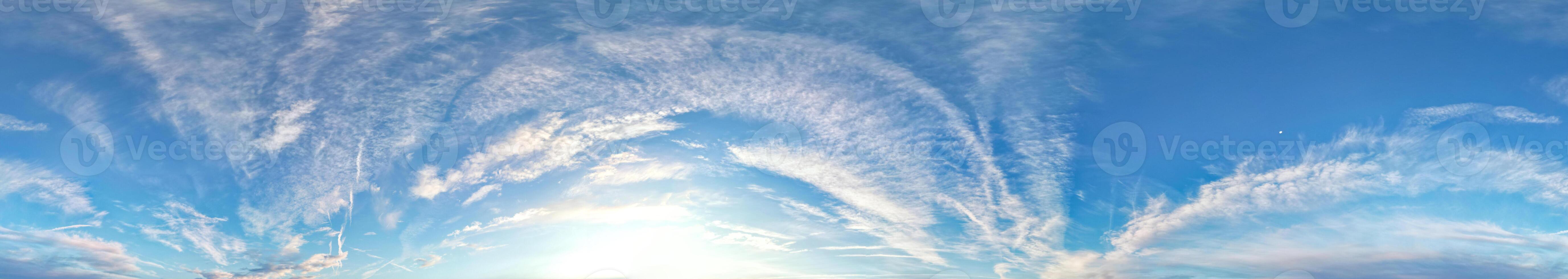 High Angle View of Winter Sky and Clouds over City of England UK photo