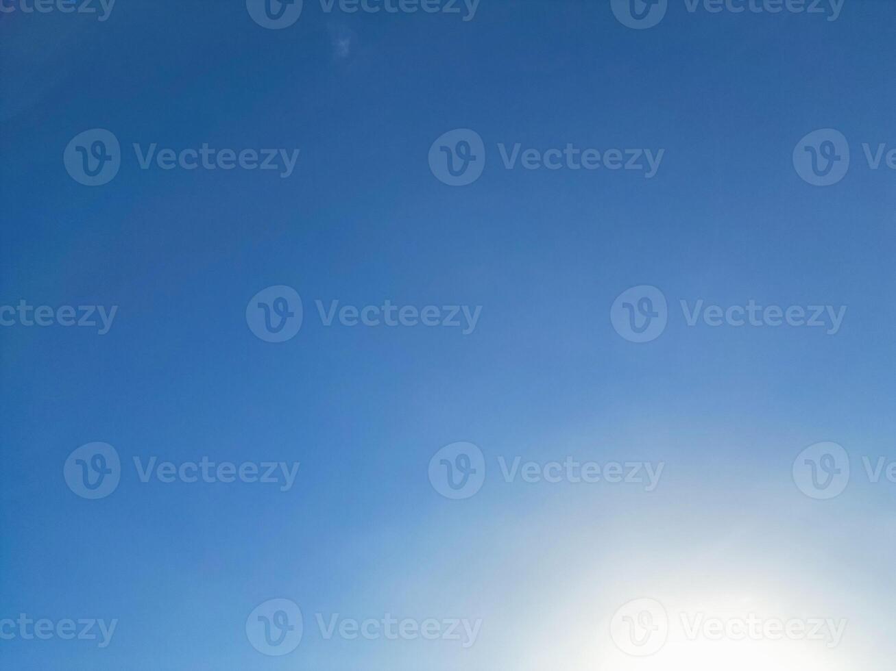 High Angle View of Winter Sky and Clouds over City of England UK photo