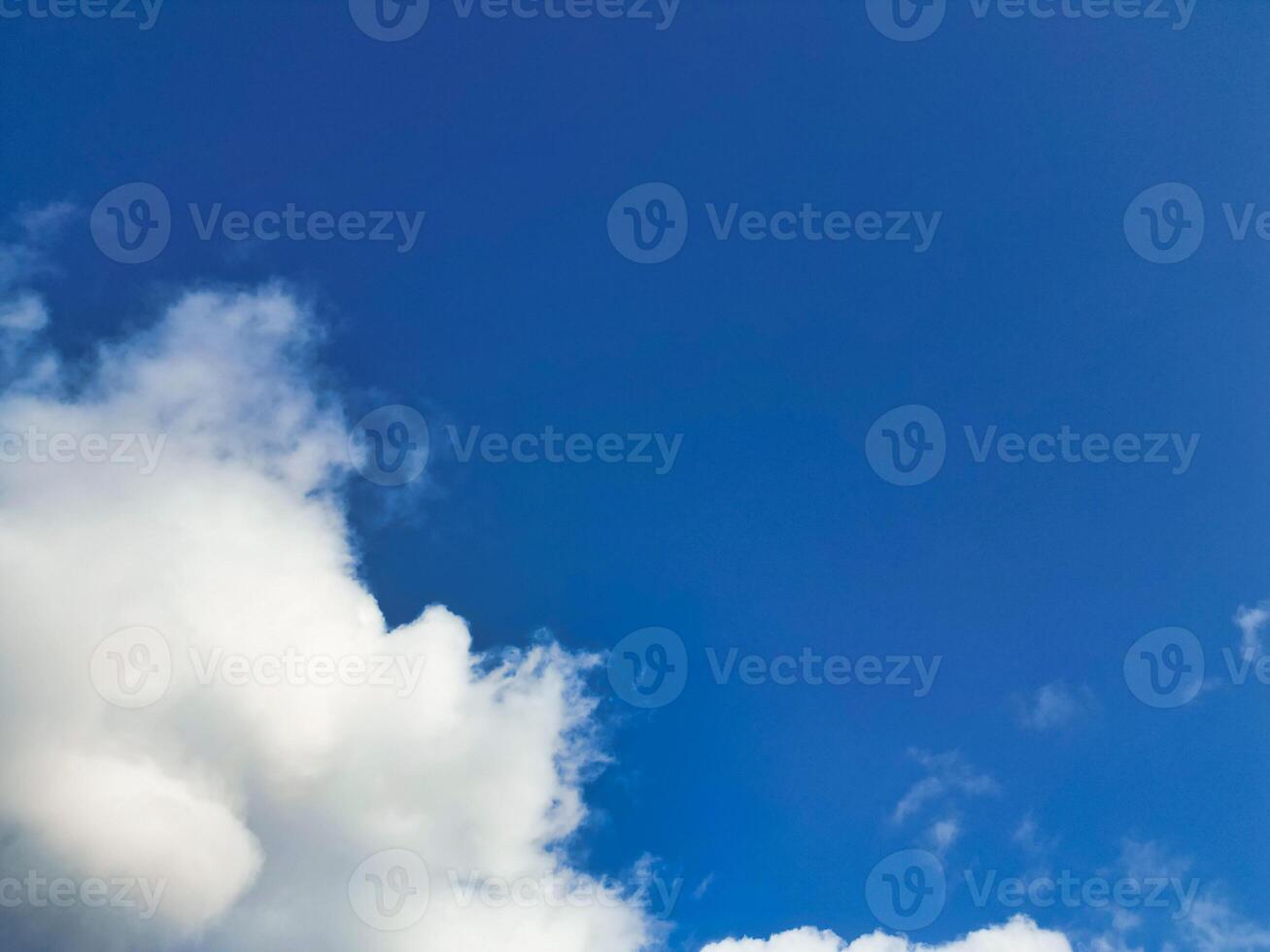 High Angle View of Winter Sky and Clouds over City of England UK photo