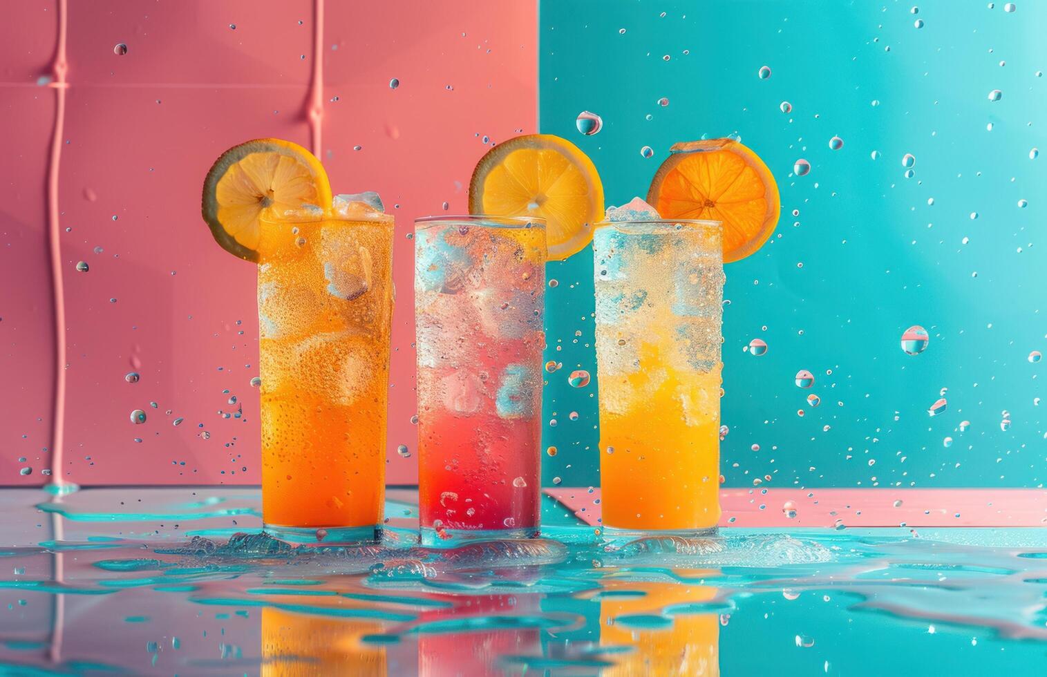 AI generated can the hot weather lead us to a more liquid photo