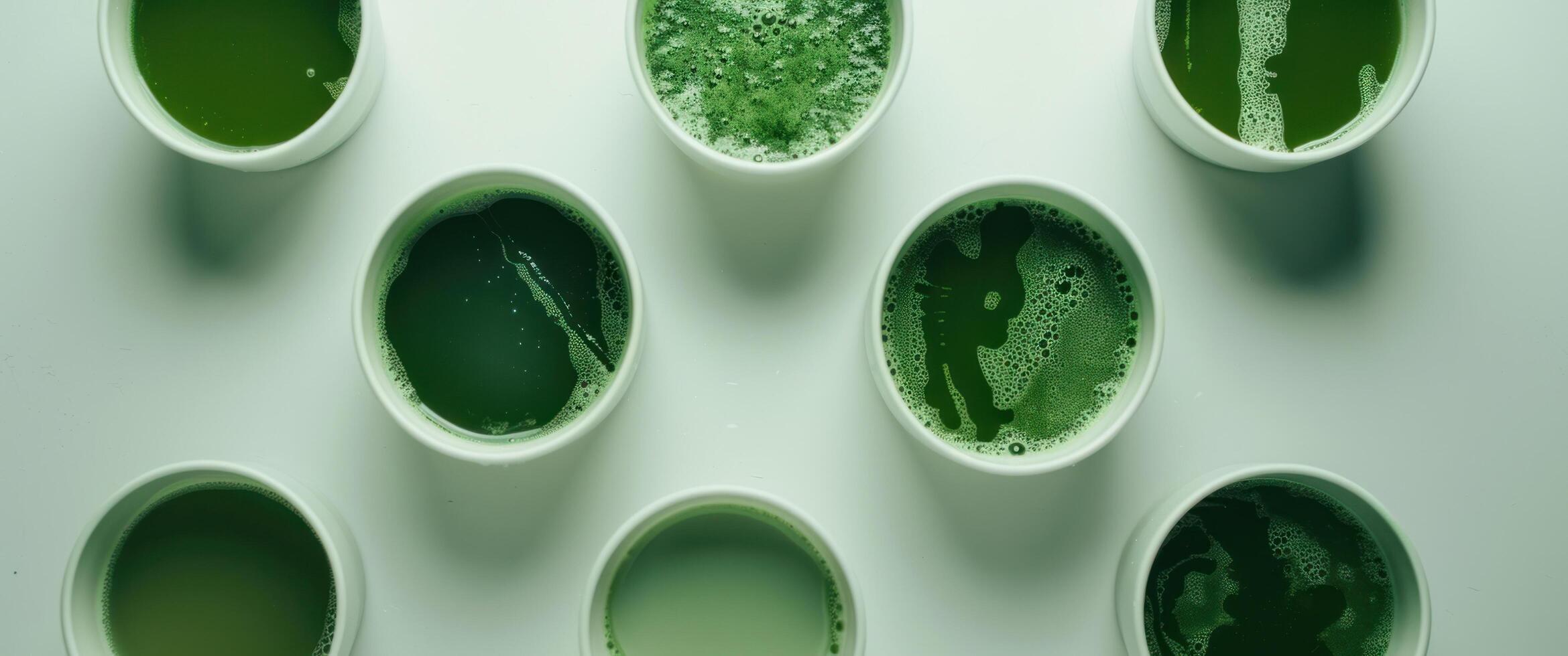 AI generated Fresh Green Juice in Sunlight photo