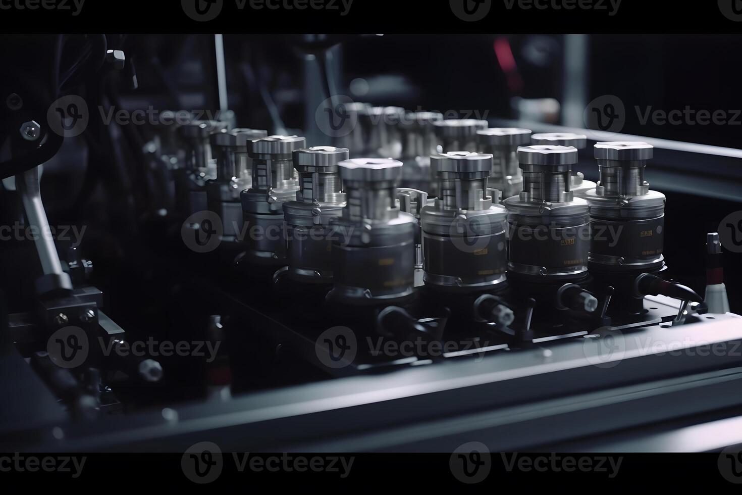 AI generated Modern High Tech Laboratory Full of Advanced Technological Wonders. Neural network AI generated photo