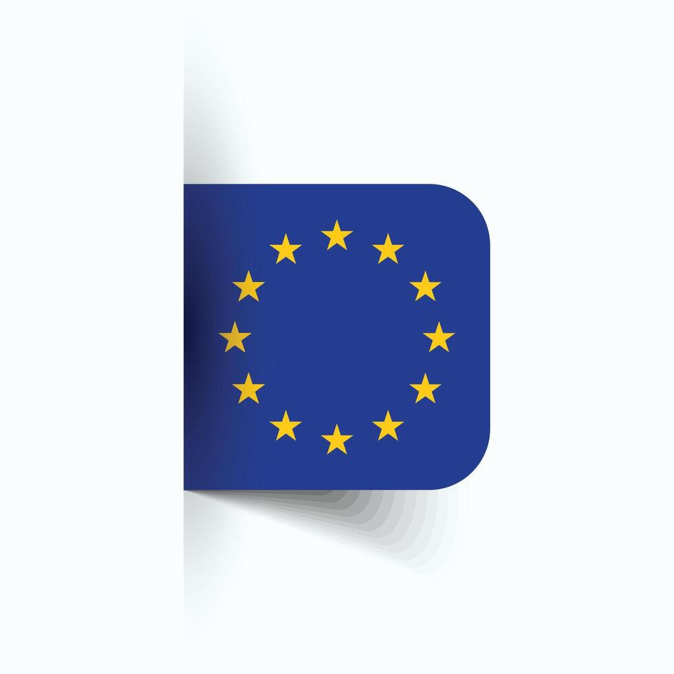 European Union national flag, European Union National Day, EPS10. European Union flag vector icon