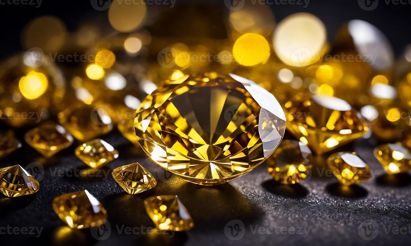 AI generated diamond , white,blue,red,green,yellow diamonds jewellery design , luxury diamonds background, sapphire gemstone, macro diamonds photo