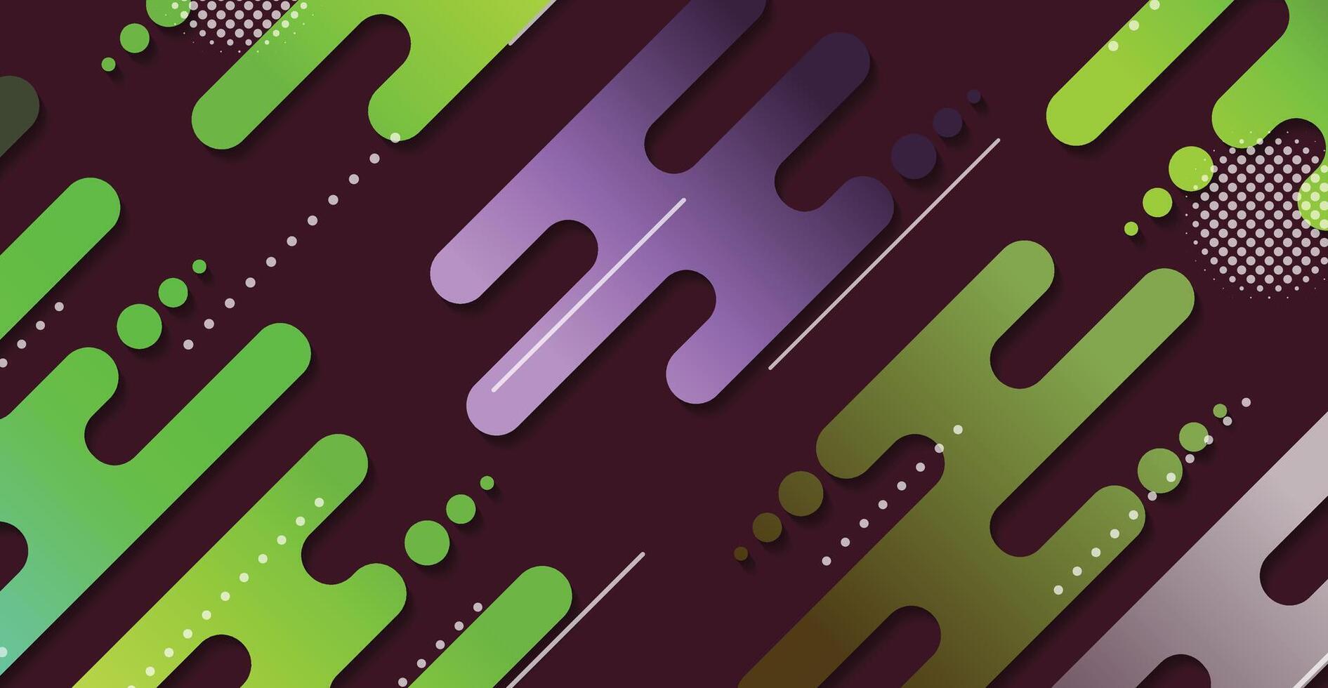 Abstract minimal geometric shape background with gradient vector