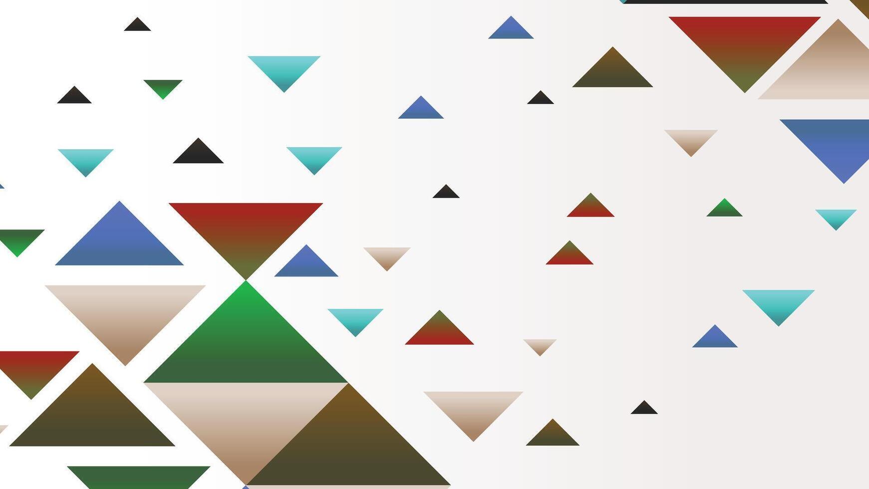 Abstract geometric shapes background with triangle vector