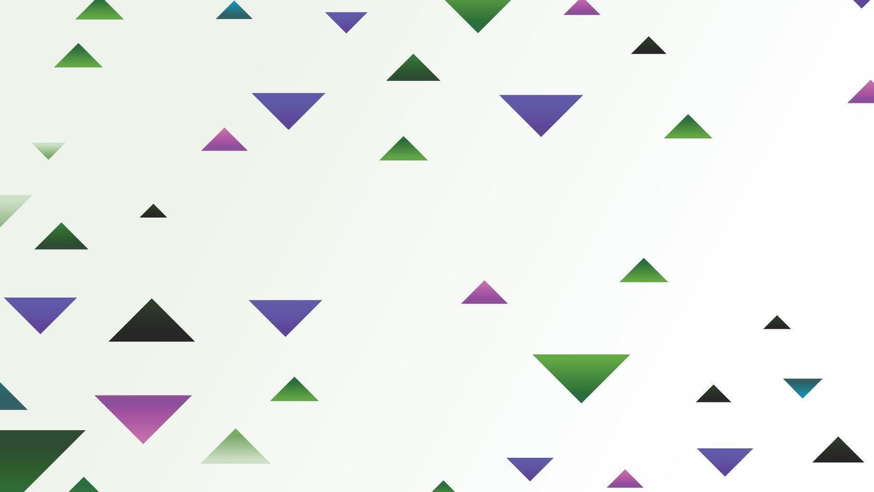 Abstract geometric shapes background with triangle vector