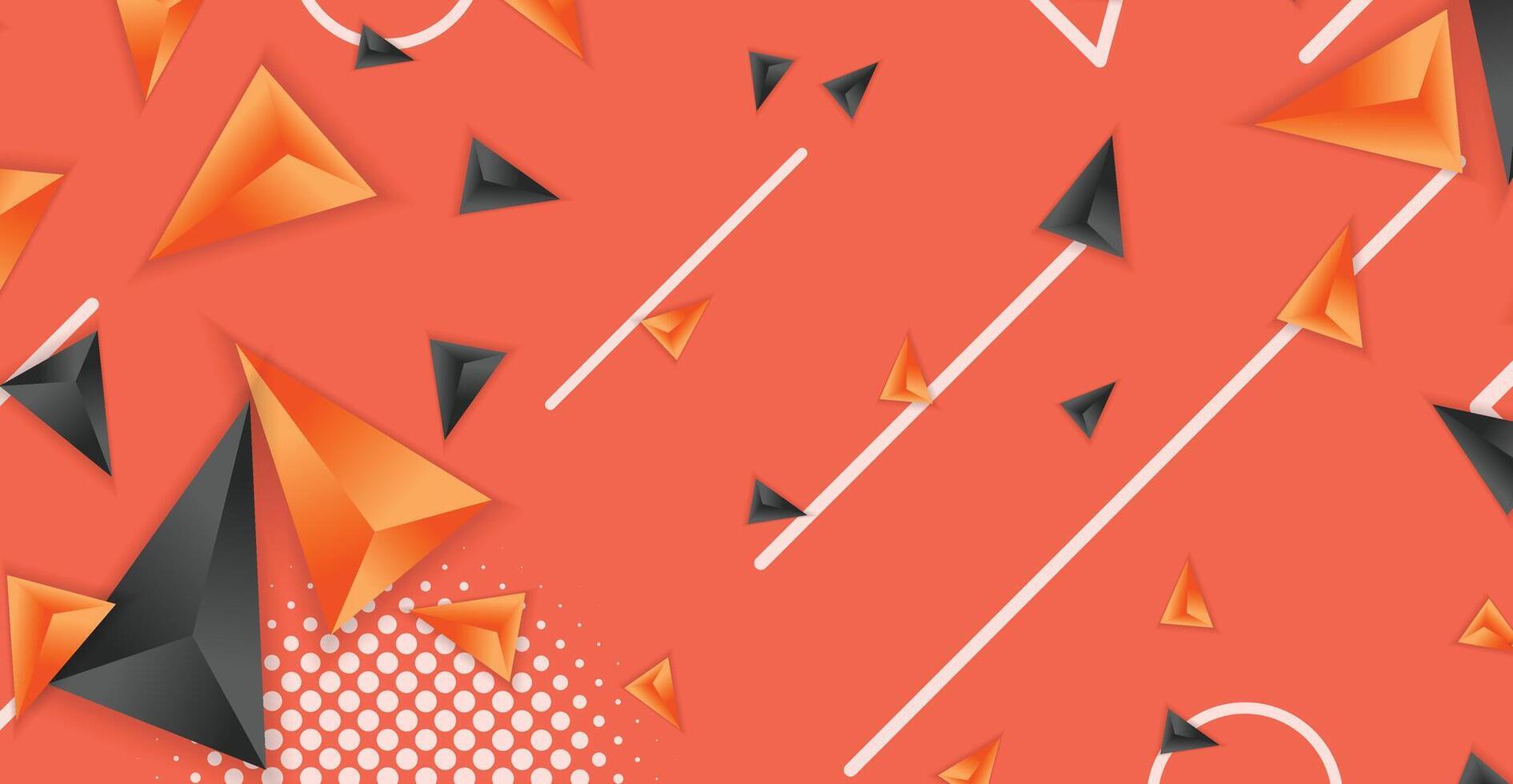 Abstract composition of triangle. Minimal geometric background vector