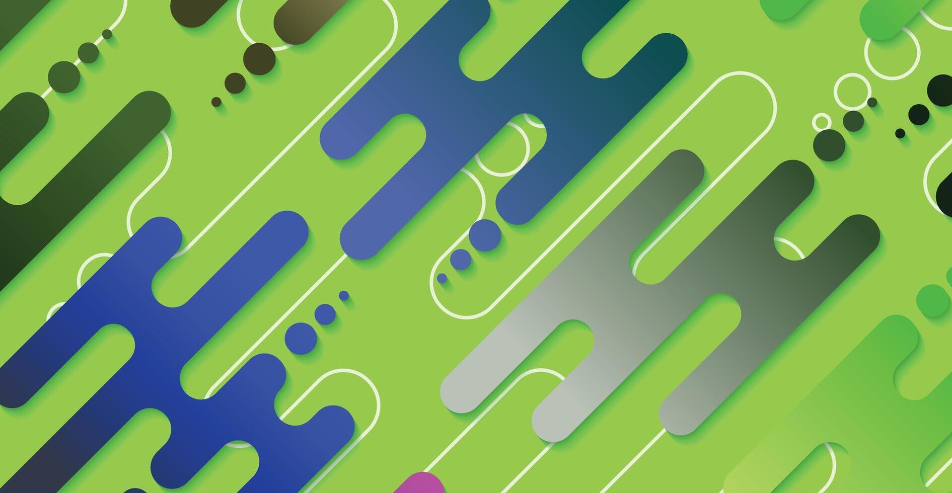Abstract minimal geometric shape background with gradient vector