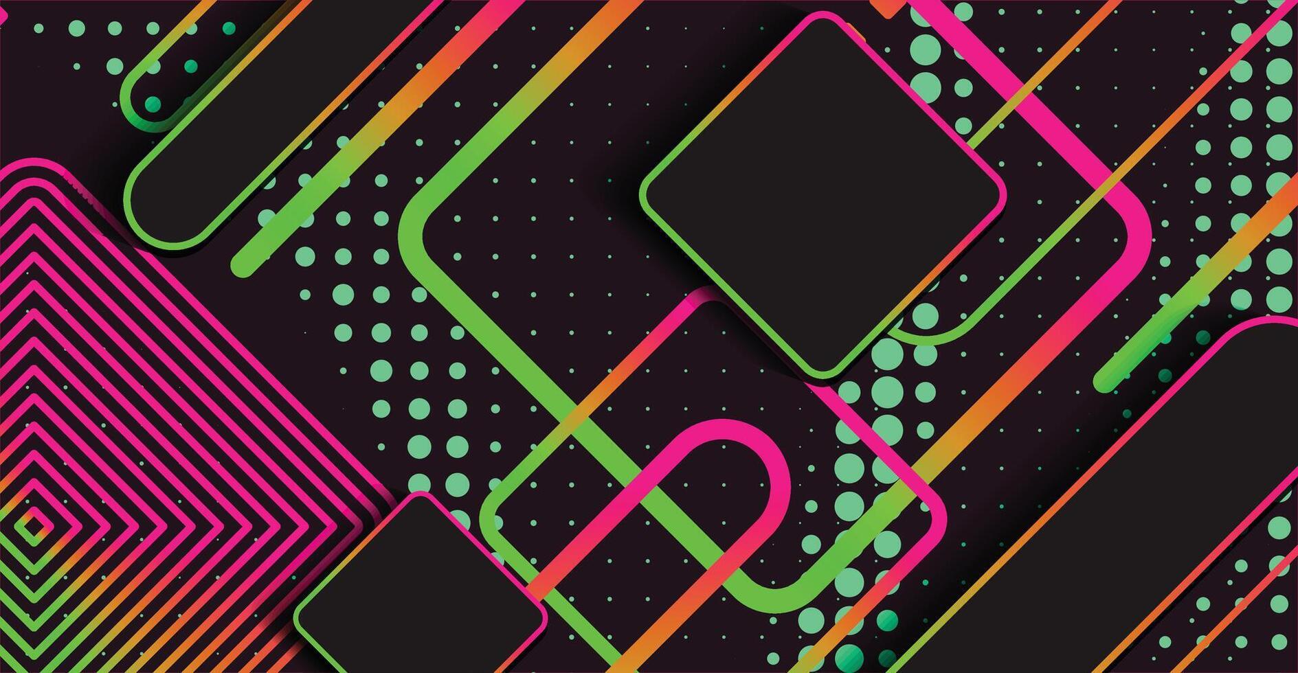 Abstract modern minimal geometric shape background with gradient vector
