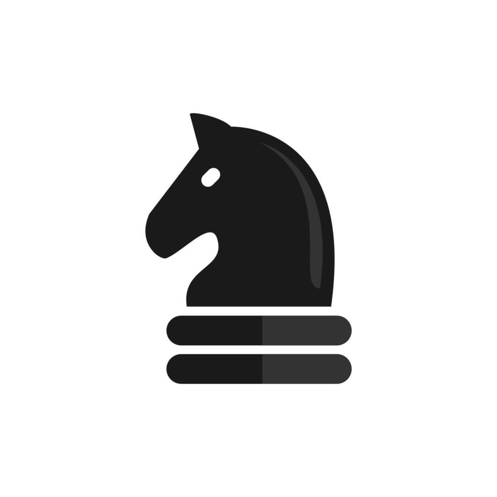 Chess Icon Flat Design Simple Sport Vector Perfect Web and Mobile Illustration