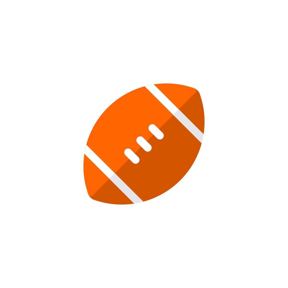 American Football Icon Flat Design Simple Sport Vector Perfect Web and Mobile Illustration