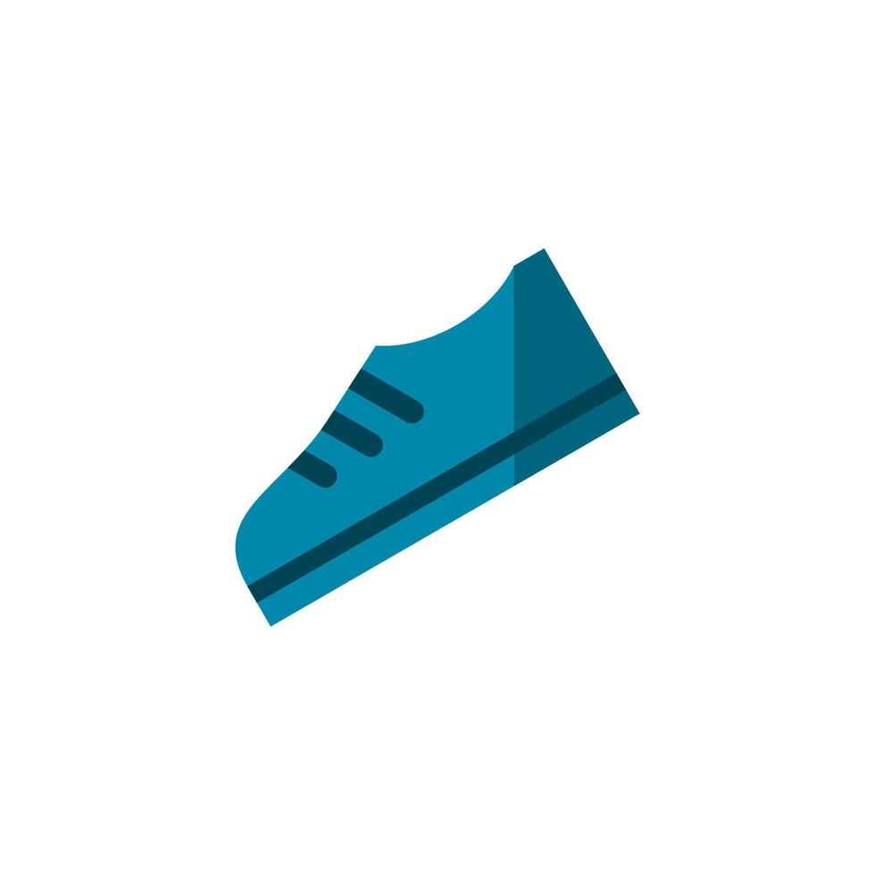 Shoes Icon Flat Design Simple Sport Vector Perfect Web and Mobile Illustration