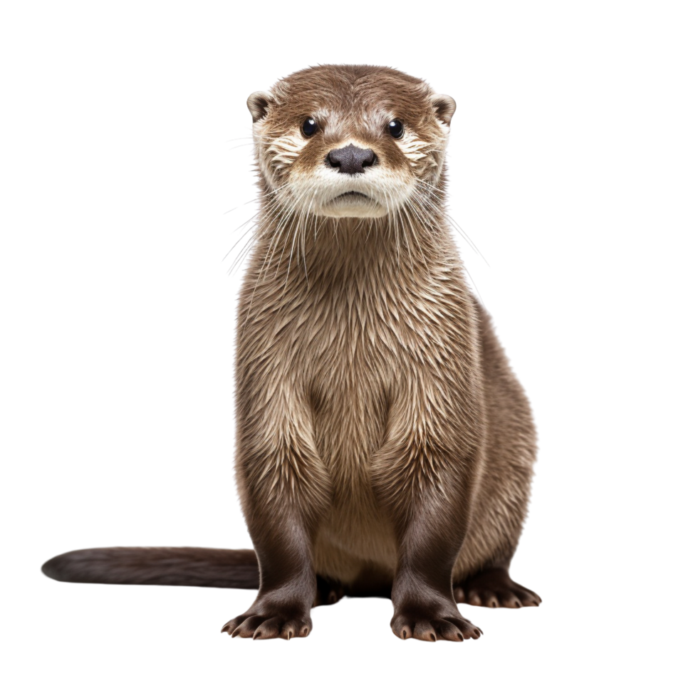 AI generated Otter clip art png