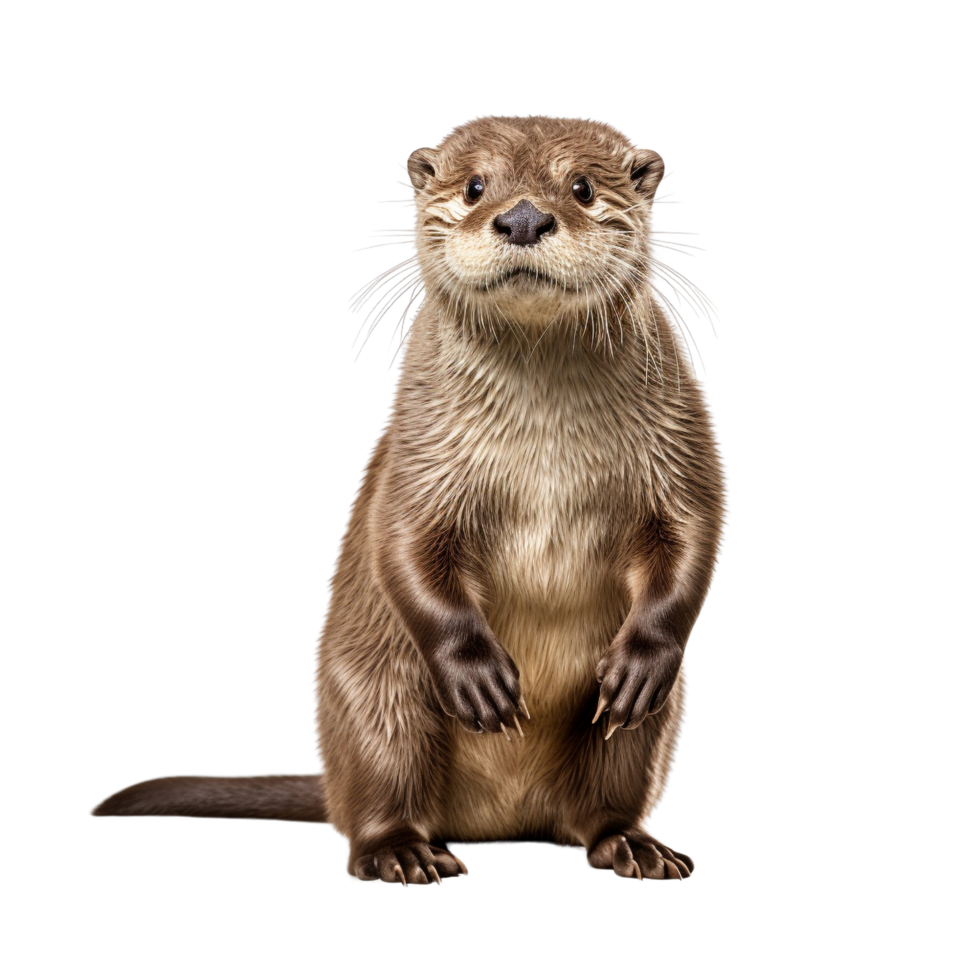 AI generated Otter clip art png