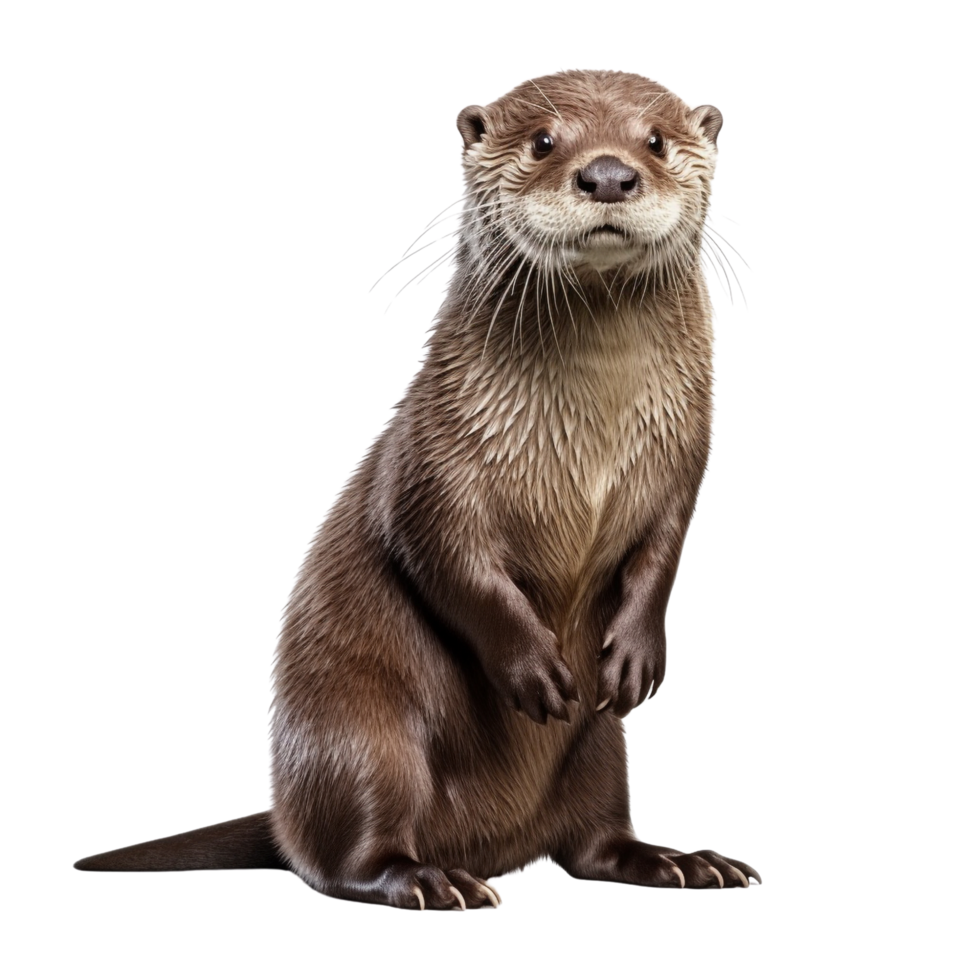 AI generated Otter clip art png