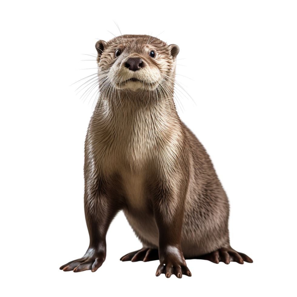 AI generated Otter clip art png