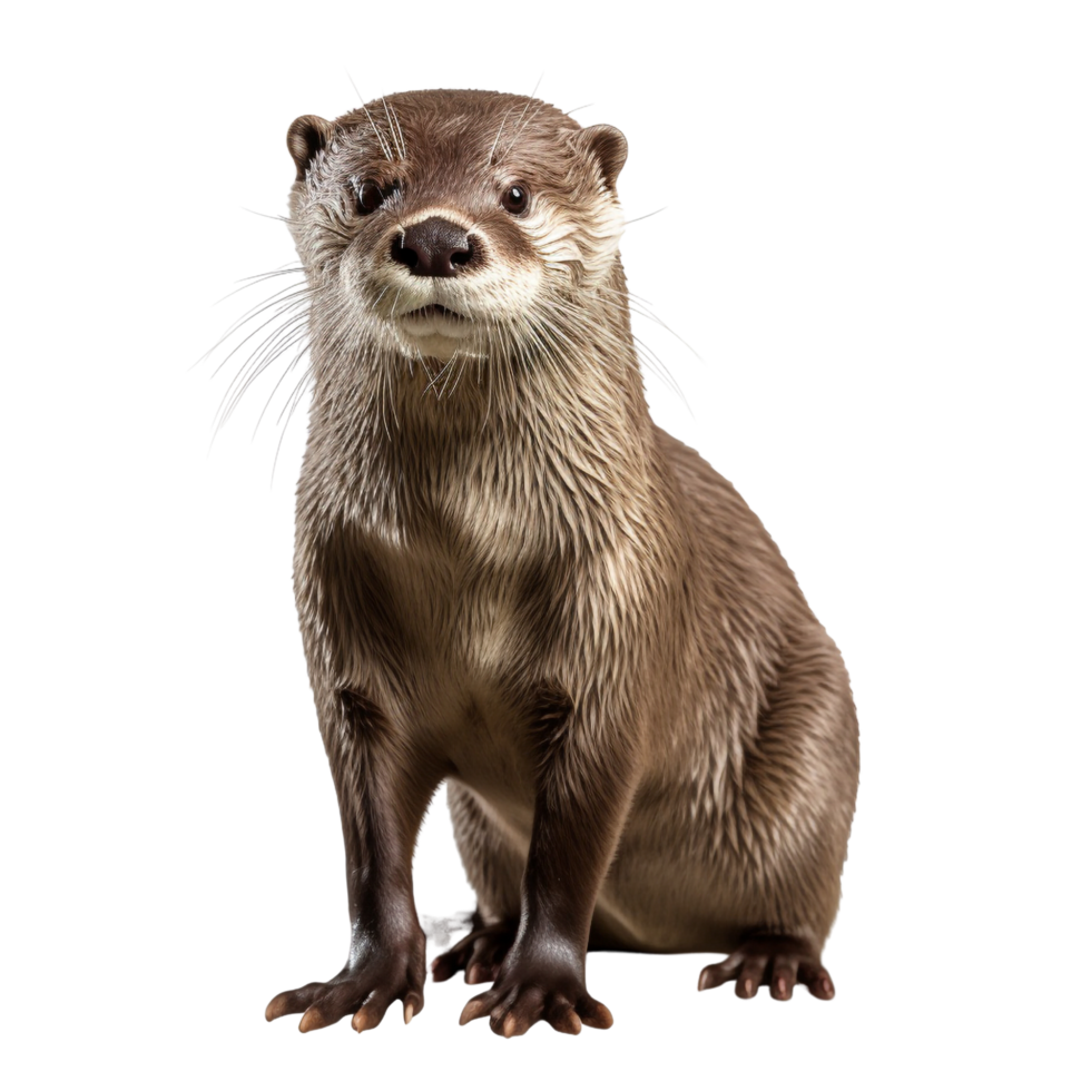 AI generated Otter clip art png