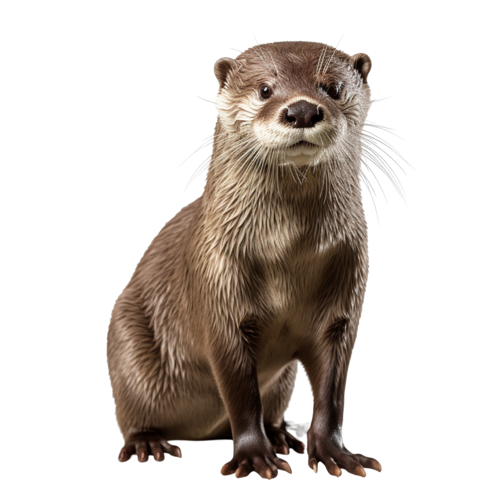 AI generated Otter clip art png