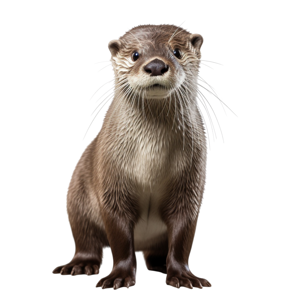 AI generated Otter clip art png