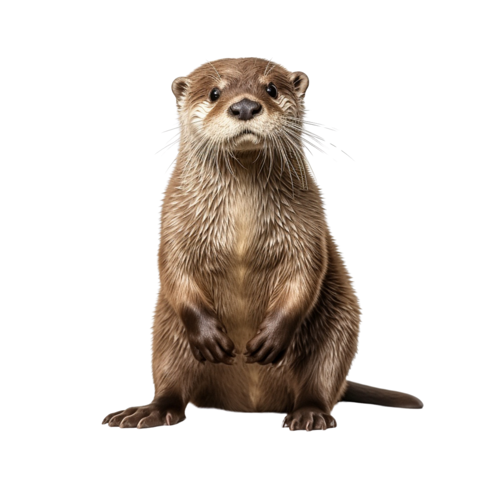 AI generated Otter clip art png