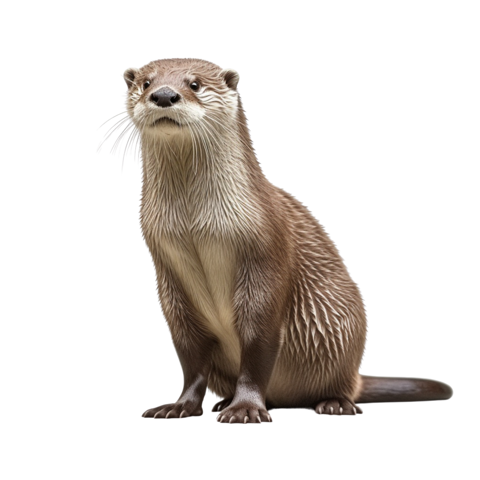 AI generated Otter clip art png