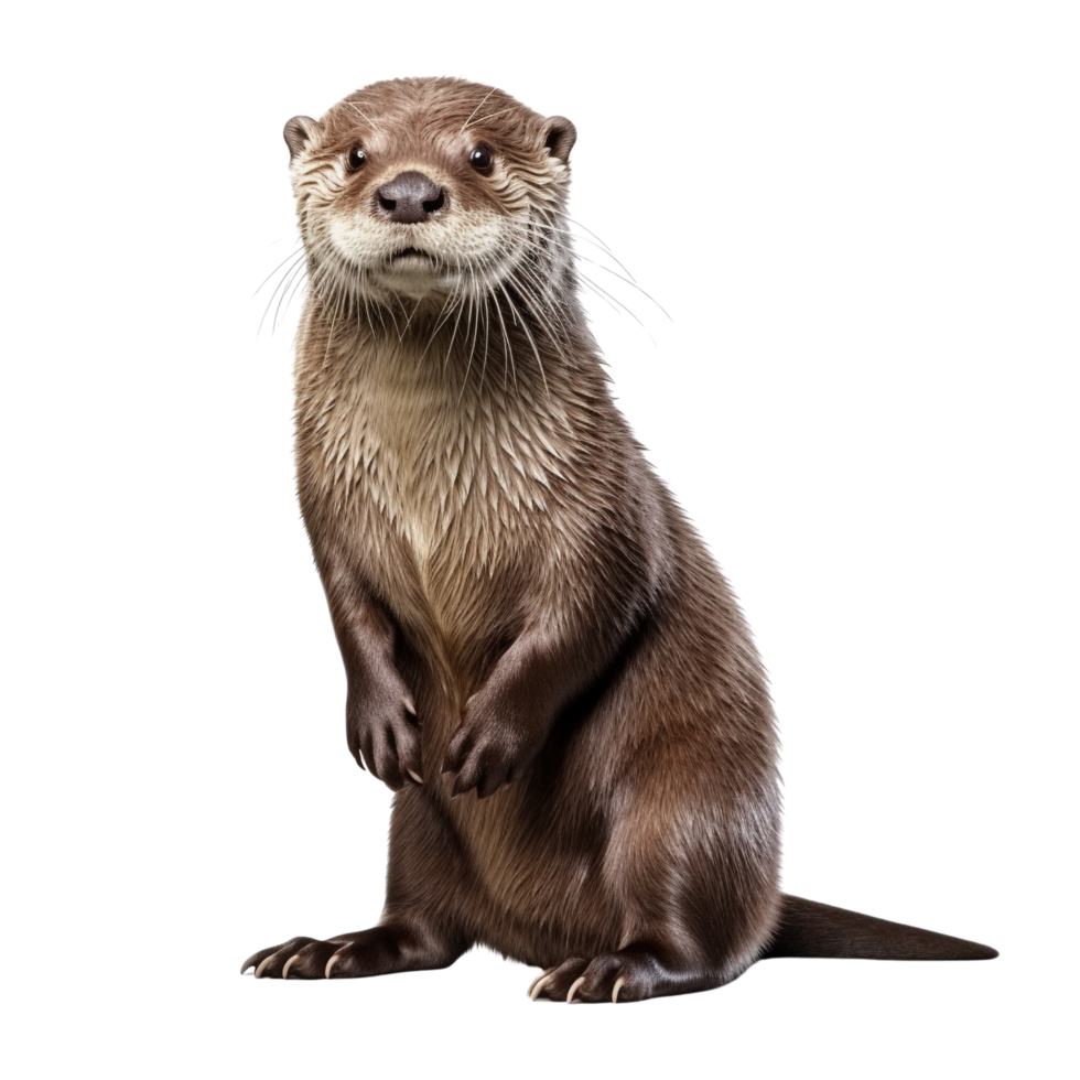 AI generated Otter clip art png