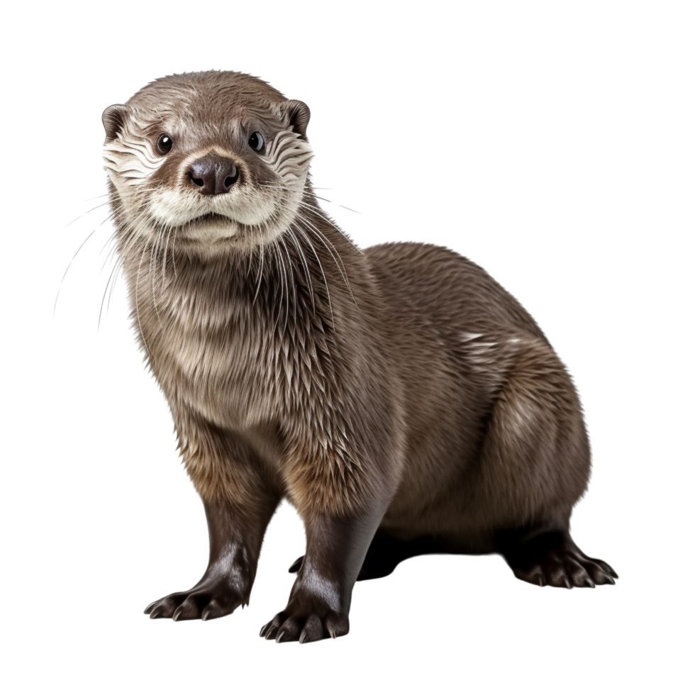 AI generated Otter clip art png