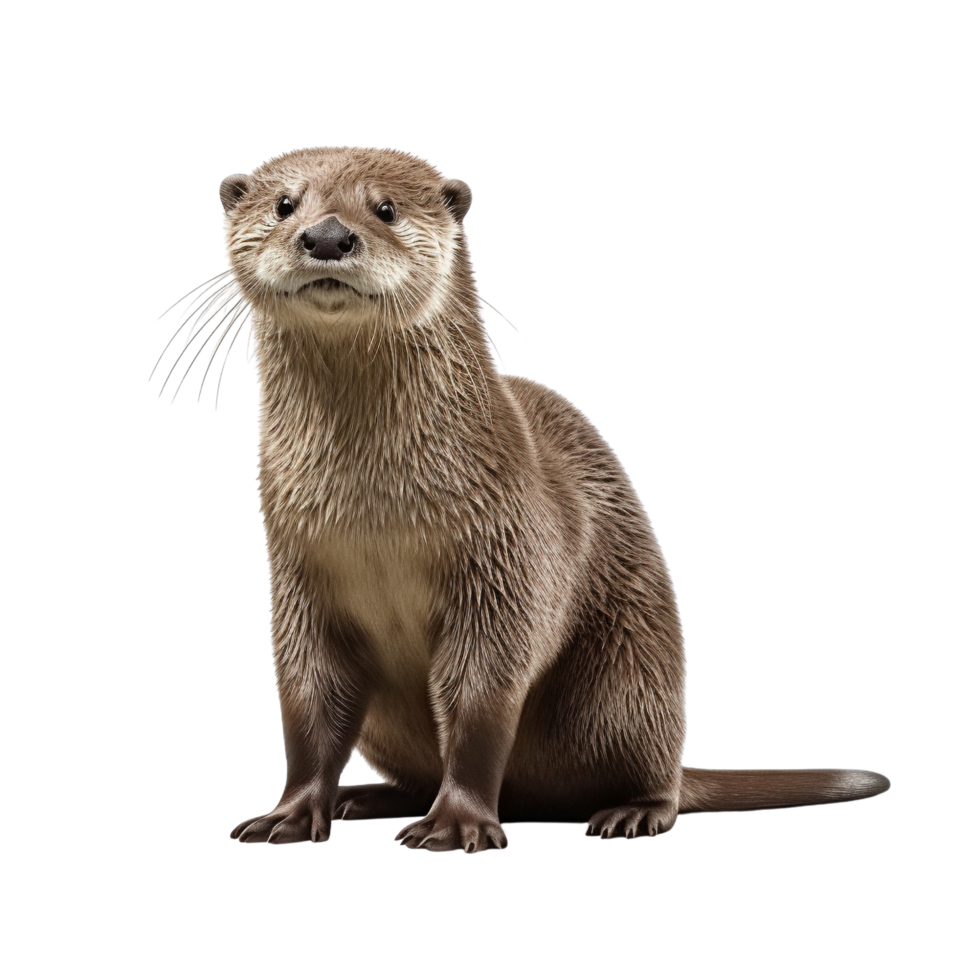 AI generated Otter clip art png