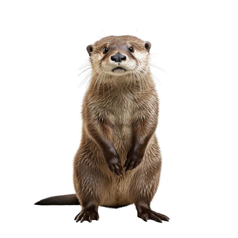 AI generated Otter clip art png
