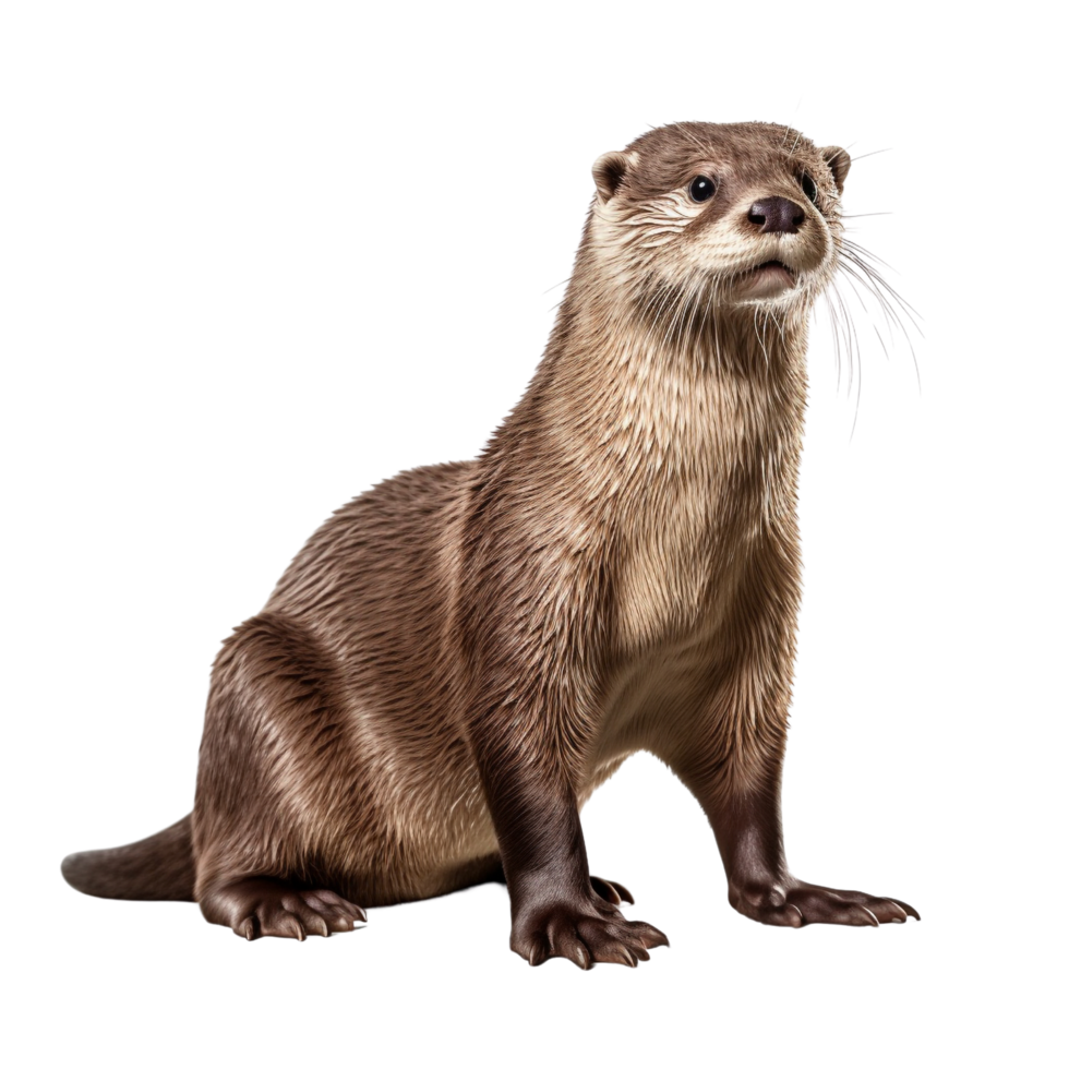 AI generated Otter clip art png