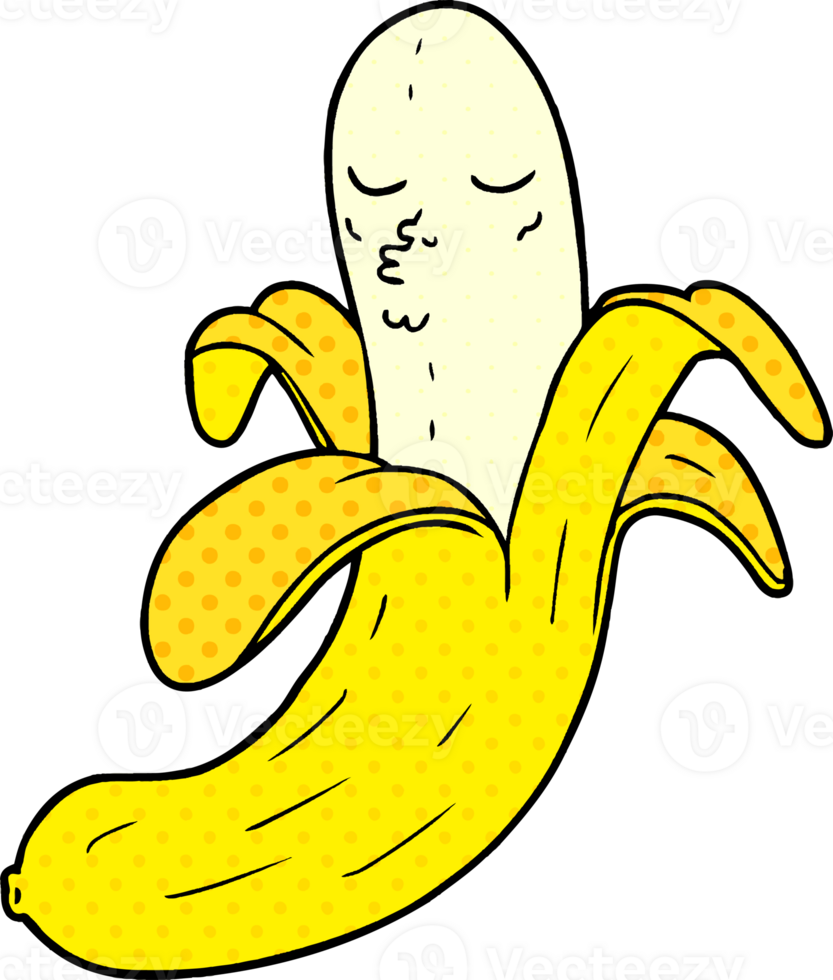 banana orgânica de melhor qualidade dos desenhos animados png
