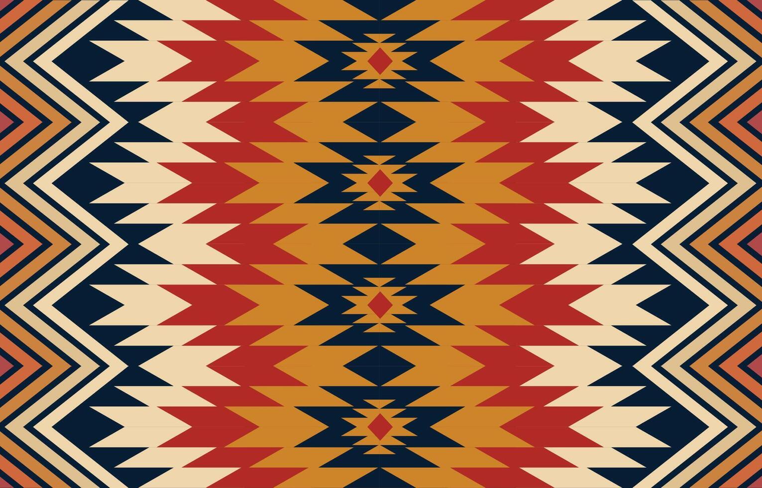 Geometric Ethnic pattern vector. African, American, Mexican, Western Aztec motif striped and bohemian pattern. designed for background,wallpaper,print, carpet,wrapping,tile,batik.vector illustratoin. vector