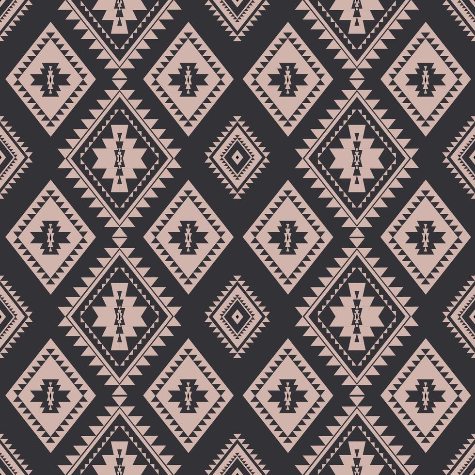 vector de patrón étnico geométrico. motivos africanos, americanos, mexicanos, aztecas occidentales a rayas y patrones bohemios. diseñado para fondo, papel tapiz, impresión, alfombra, envoltura, azulejo, ilustración batik.vector.